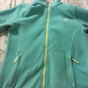 North face zip up sweatshirt